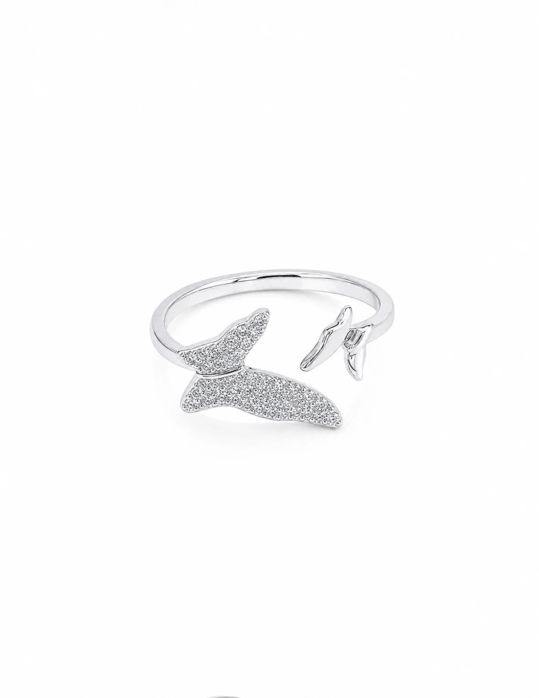 Whale Tail Open Ring