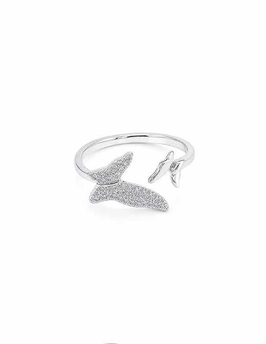 Whale Tail Open Ring