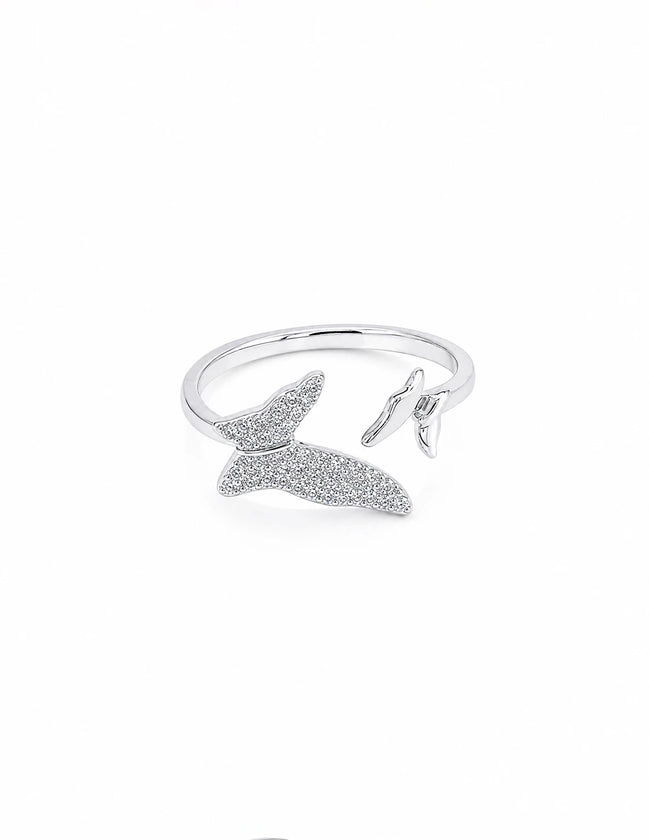 Whale Tail Open Ring