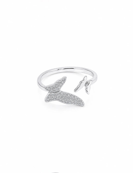 Whale Tail Open Ring