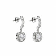 Luna Halo Drop Earrings