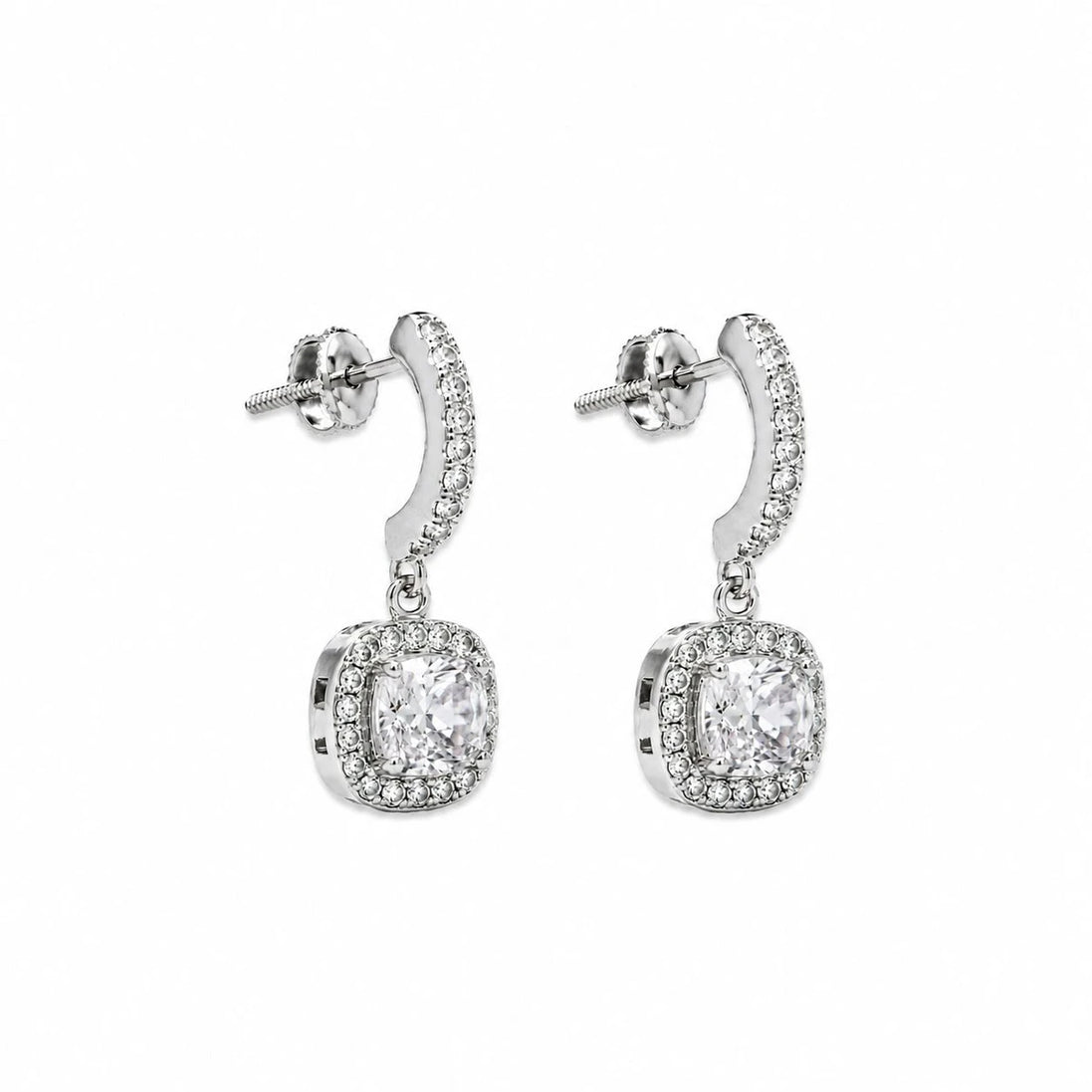 Luna Halo Drop Earrings