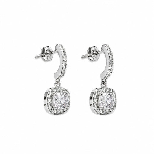 Luna Halo Drop Earrings
