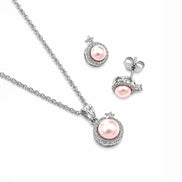 Celestial Blush Pearl Jewelry Set