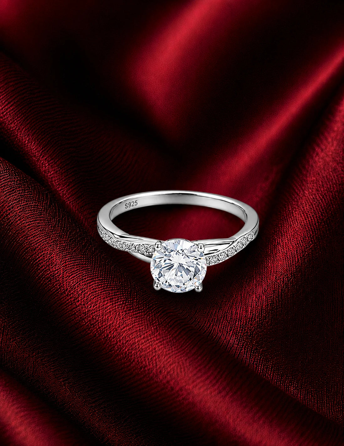 Celeste Solitaire Ring