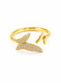 Whale Tail Open Ring