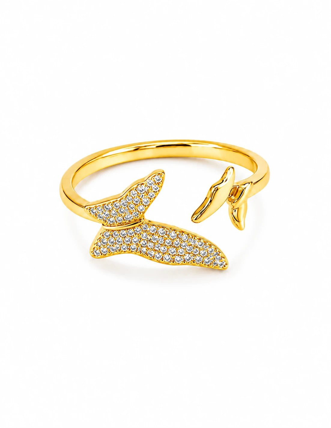 Whale Tail Open Ring