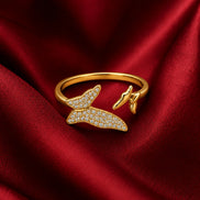 Whale Tail Open Ring