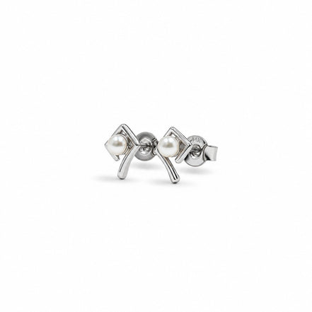 Pearl Prism Stud Earrings