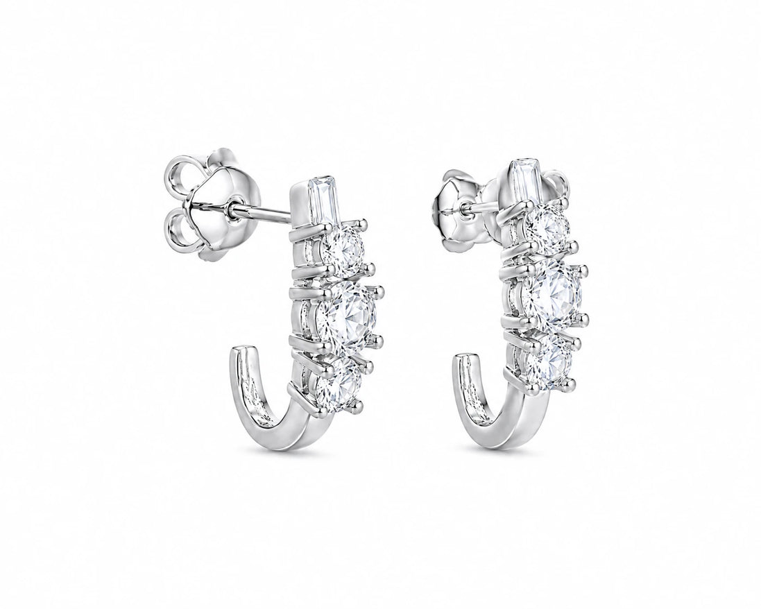 Celeste Trio Hoop Earrings