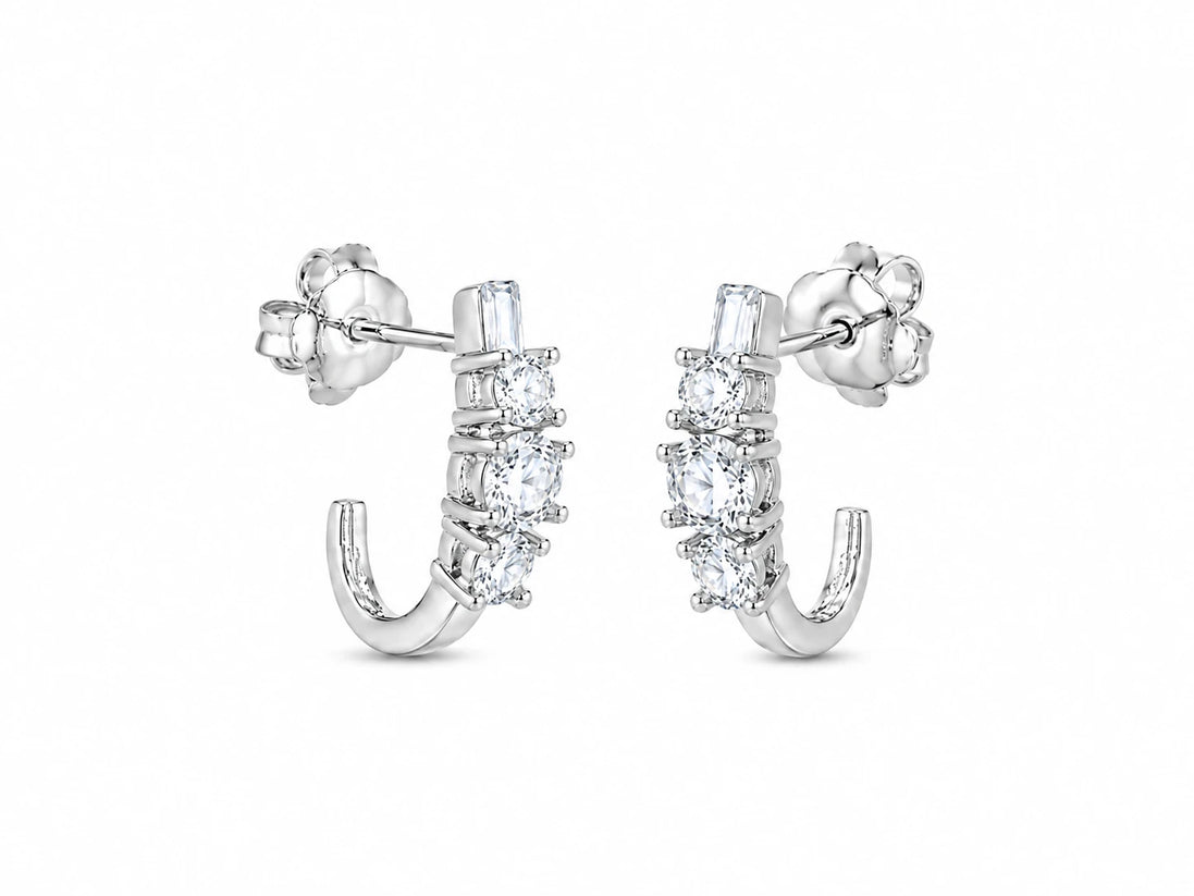Celeste Trio Hoop Earrings
