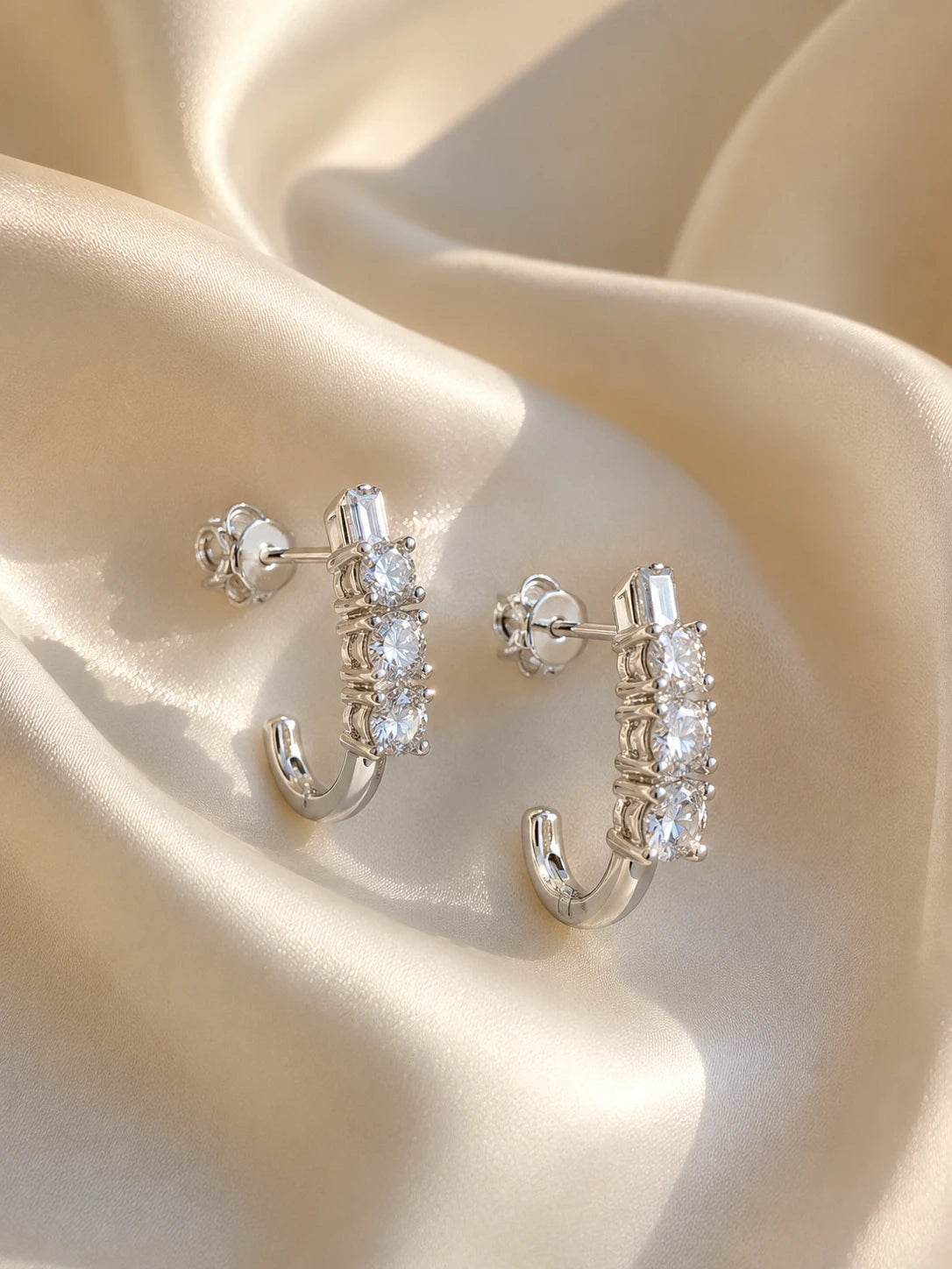 Celeste Trio Hoop Earrings