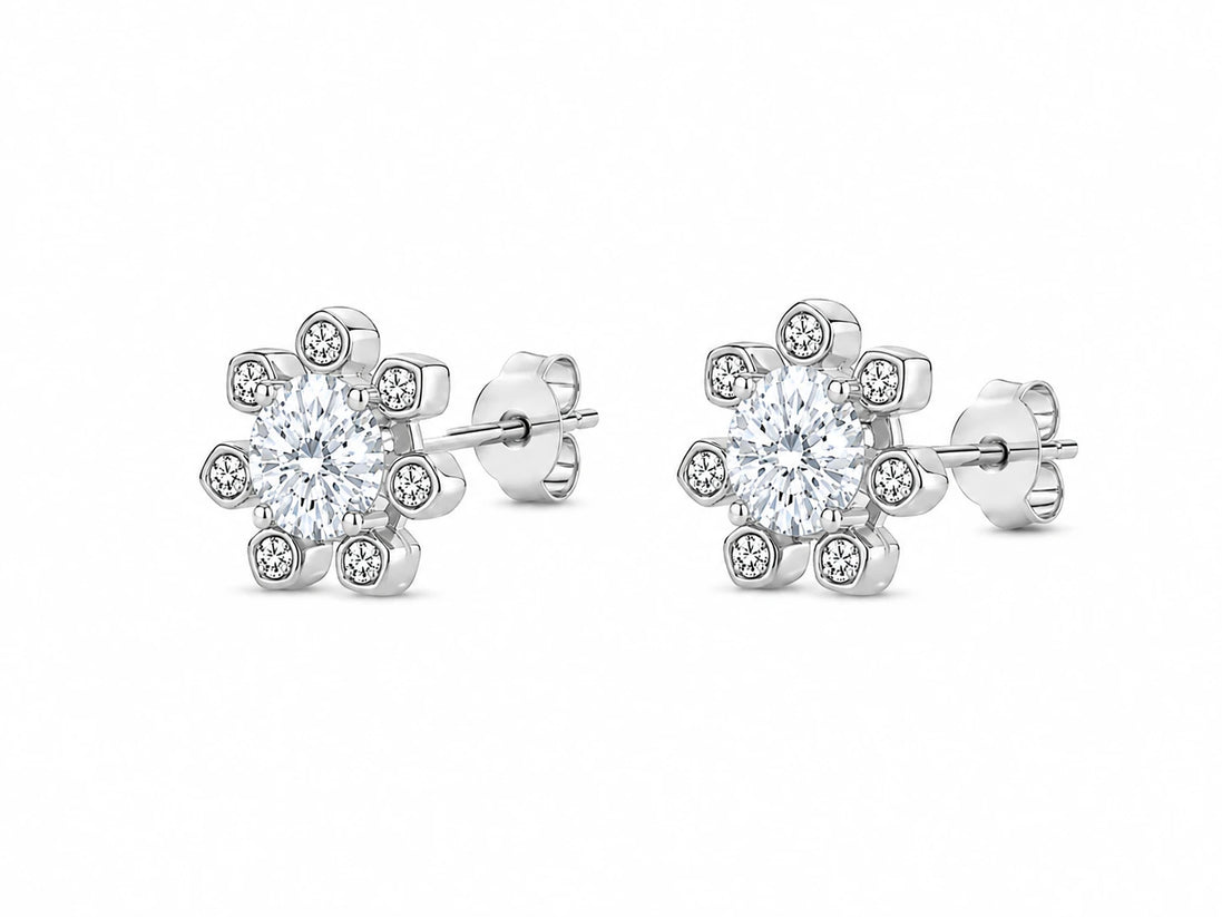 Celeste Bloom Stud Earrings