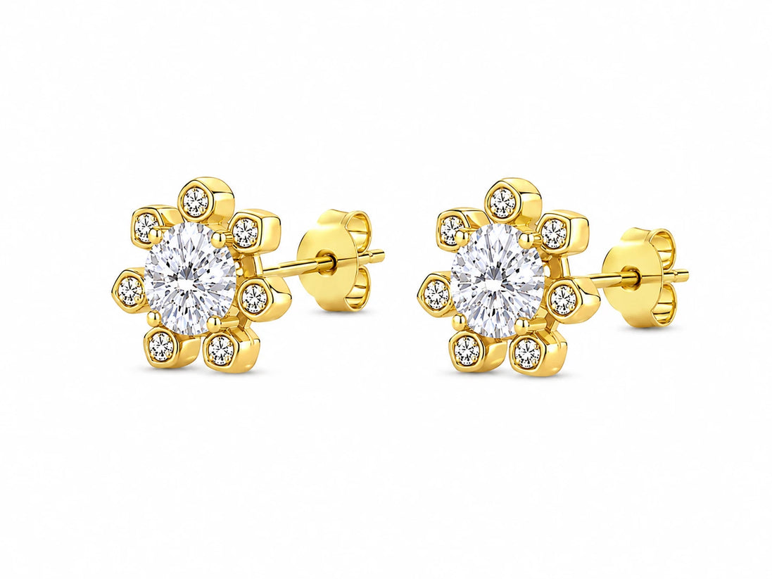 Celeste Bloom Stud Earrings