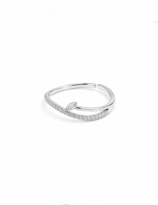 Marquise Spark Open Ring