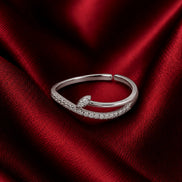 Marquise Spark Open Ring