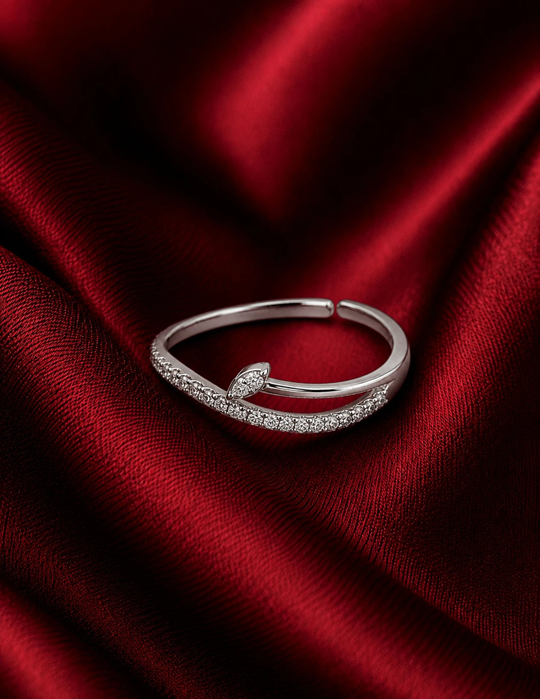 Marquise Spark Open Ring
