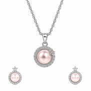Celestial Blush Pearl Jewelry Set