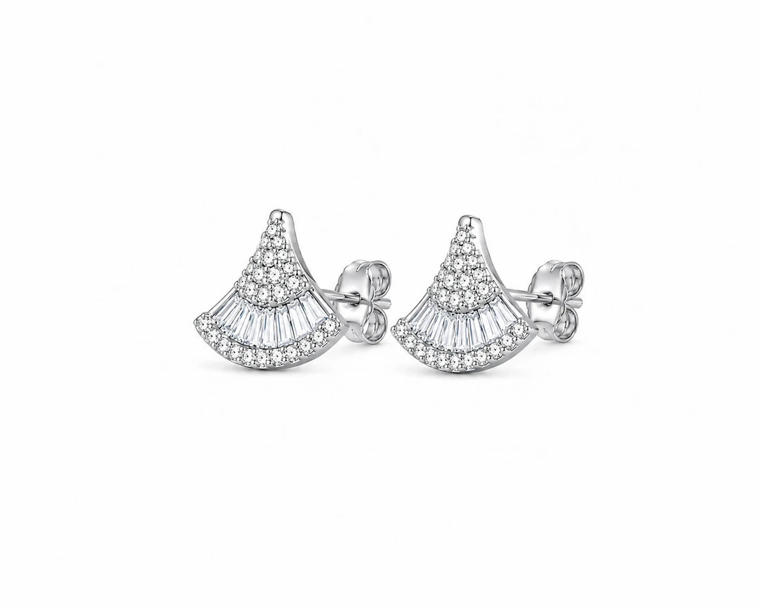 Seraphine Fan Stud Earrings