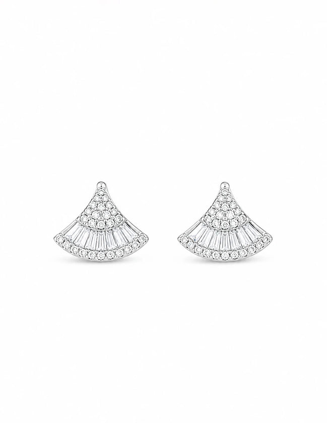 Seraphine Fan Stud Earrings
