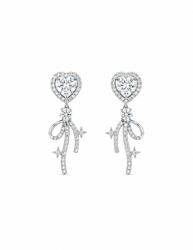 Amour Cascade Drop Earrings