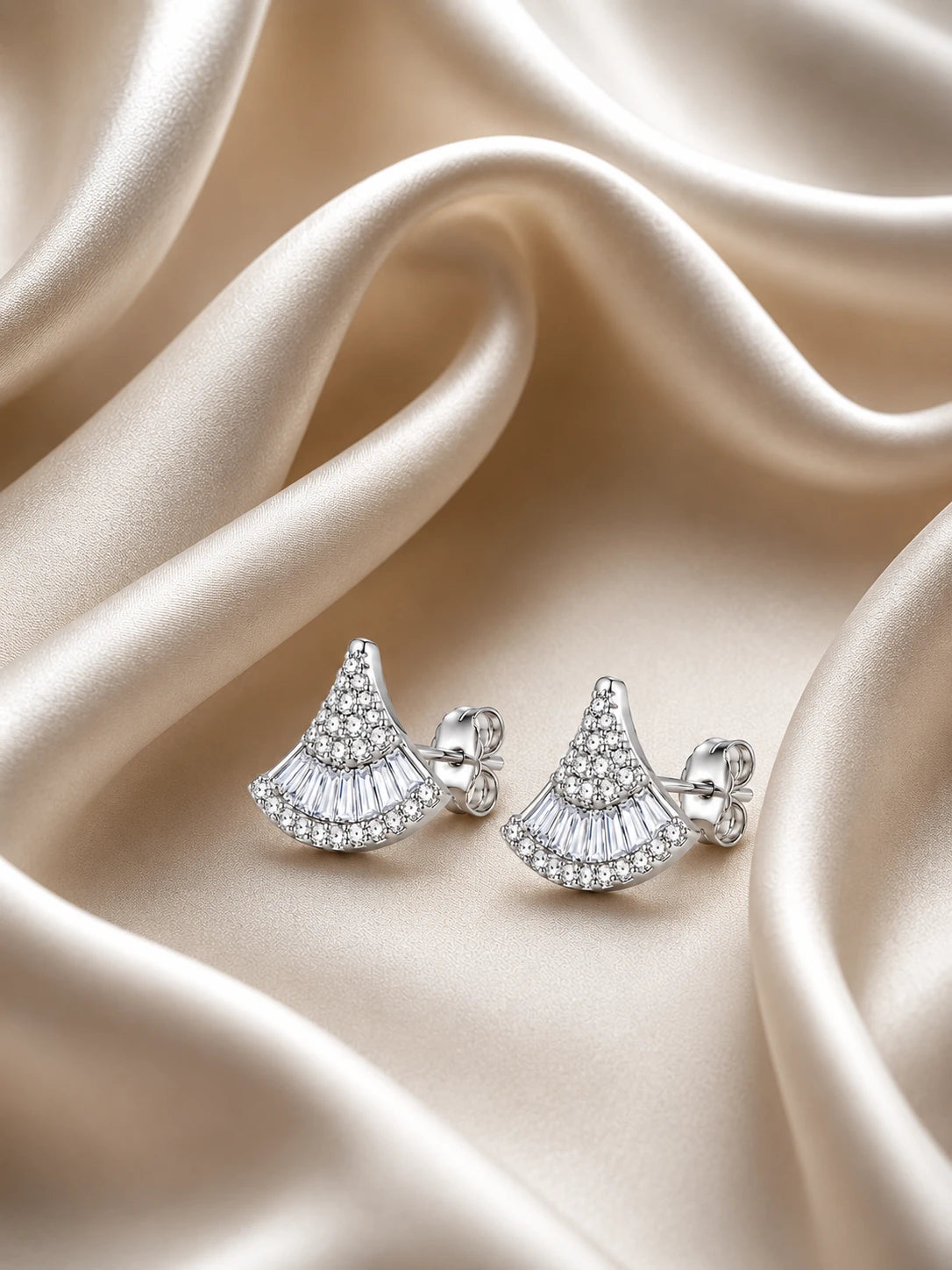 Seraphine Fan Stud Earrings