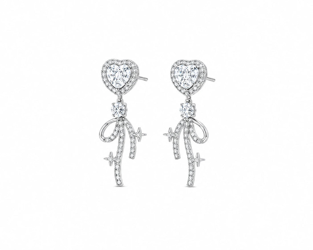 Amour Cascade Drop Earrings