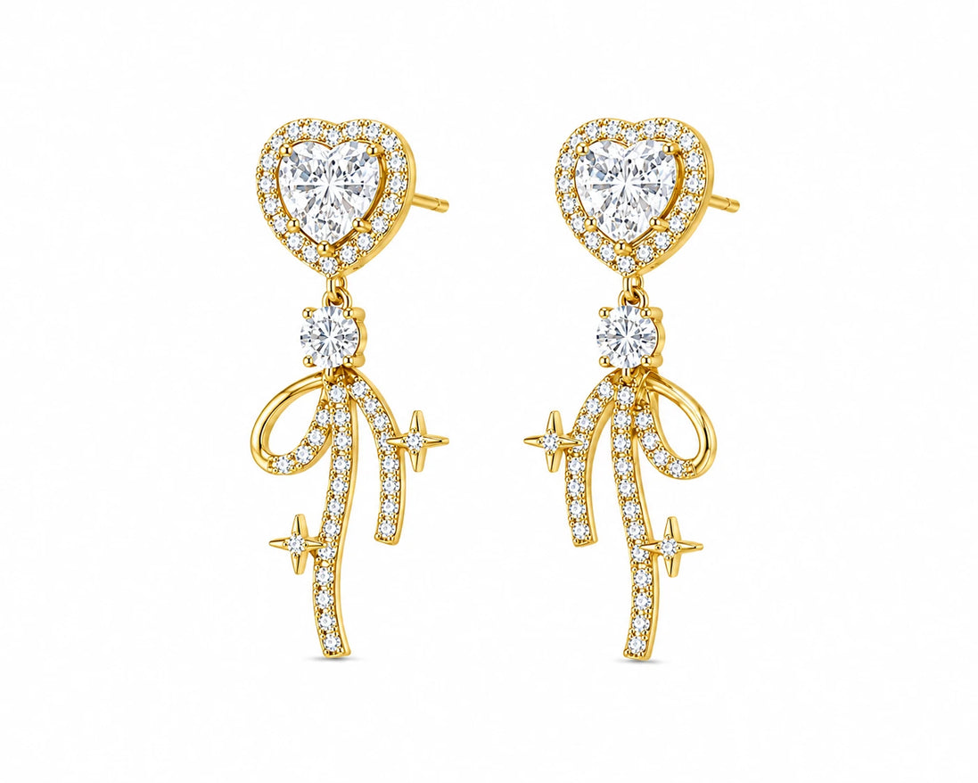 Amour Cascade Drop Earrings