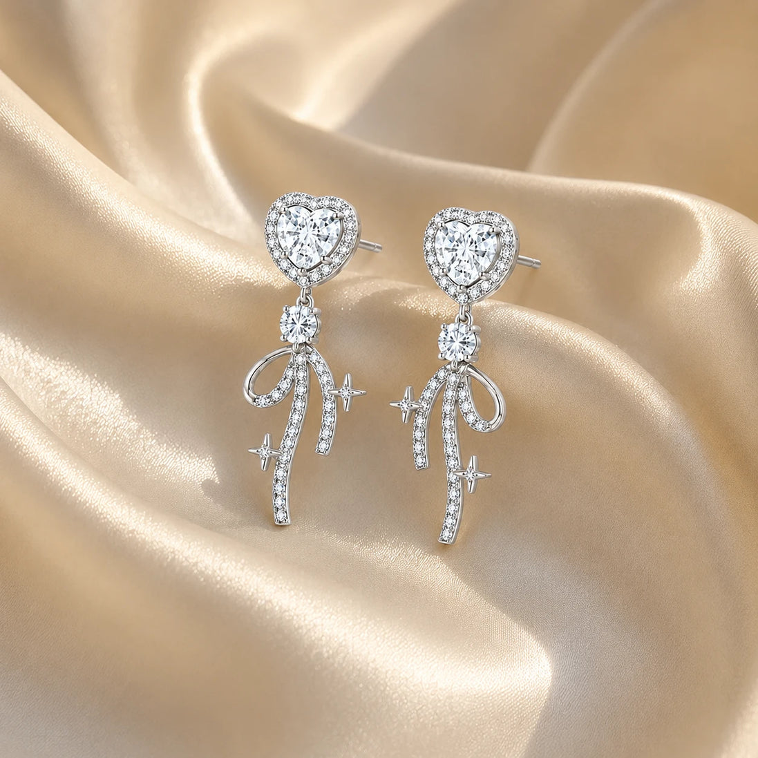 Amour Cascade Drop Earrings
