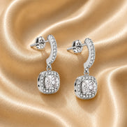 Luna Halo Drop Earrings