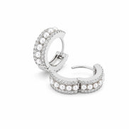 Pearl Radiance Hoop Earrings