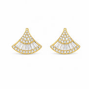 Seraphine Fan Stud Earrings