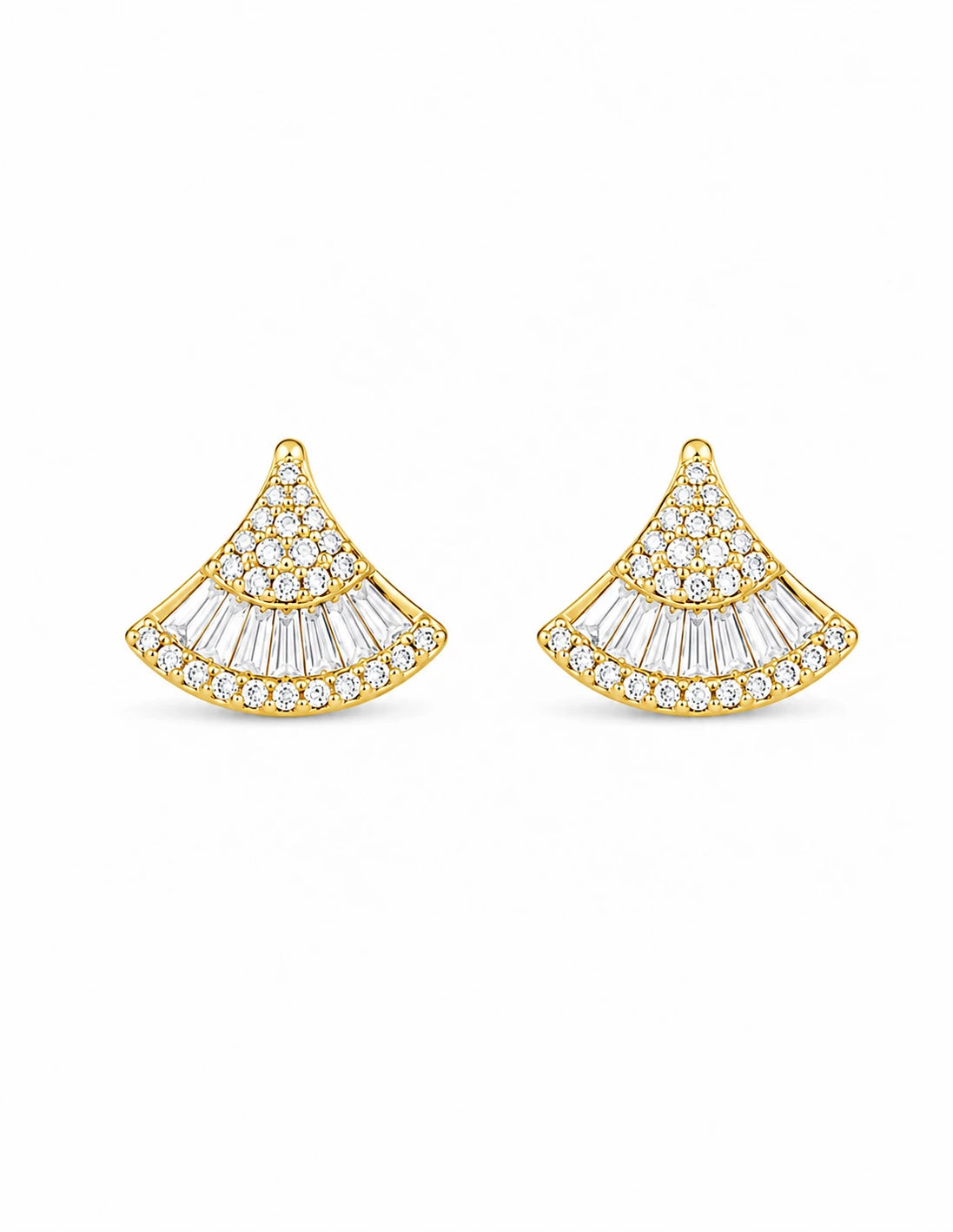 Seraphine Fan Stud Earrings
