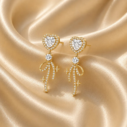 Amour Cascade Drop Earrings