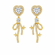 Amour Cascade Drop Earrings