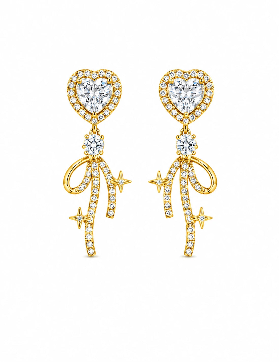 Amour Cascade Drop Earrings