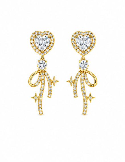 Amour Cascade Drop Earrings