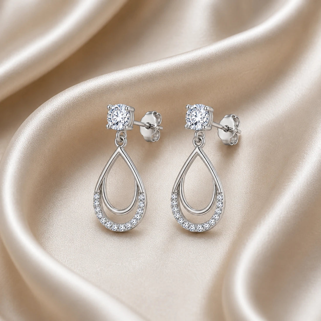 Luna Teardrop Drop Earrings