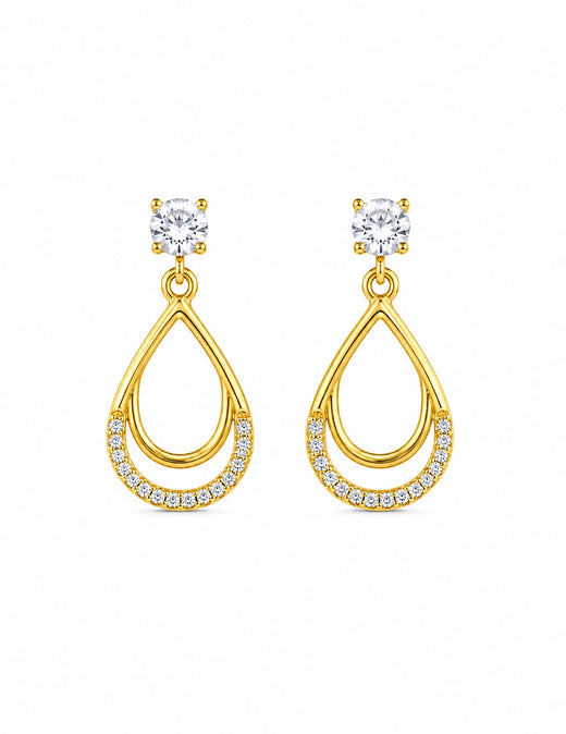 Luna Teardrop Drop Earrings