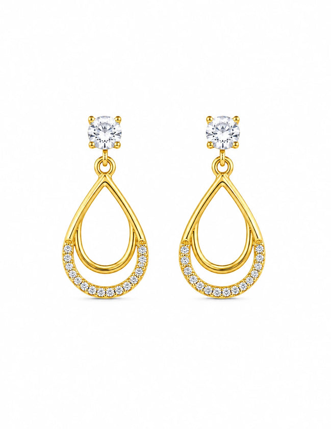 Luna Teardrop Drop Earrings