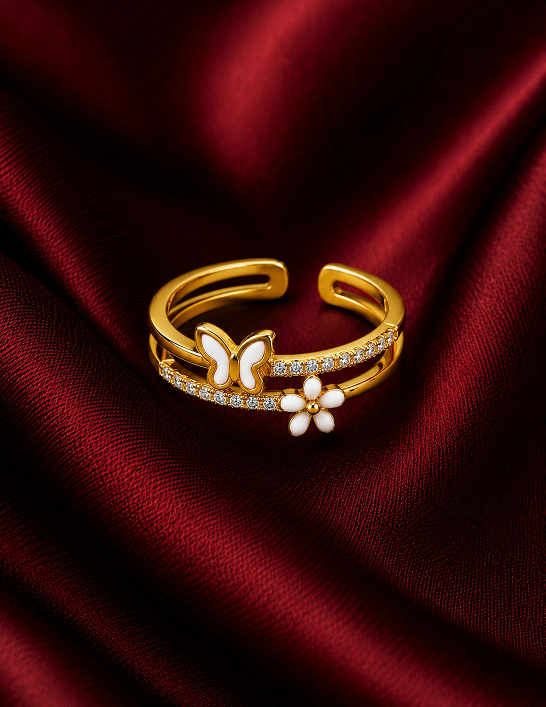 Butterfly Blossom Ring