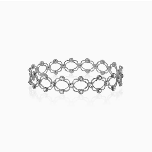 Reverie Flex Ring Bracelet silver