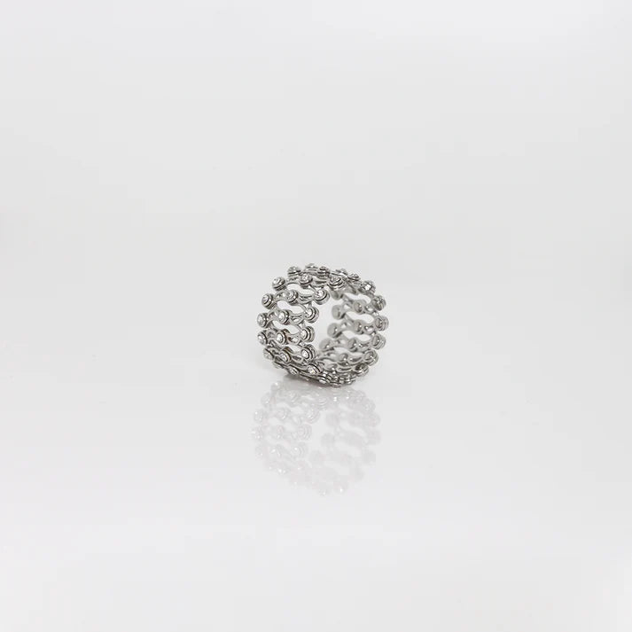 Reverie Flex Ring Bracelet silver