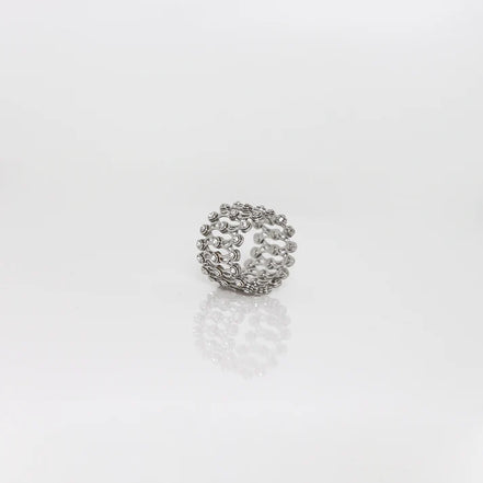 Reverie Flex Ring Bracelet silver