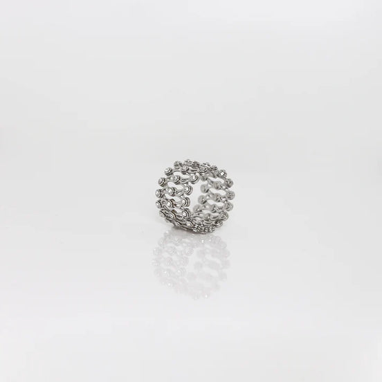 Reverie Flex Ring Bracelet silver