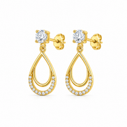 Luna Teardrop Drop Earrings