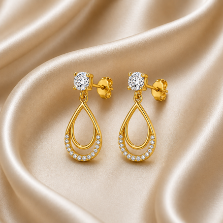 Luna Teardrop Drop Earrings