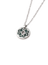 Emerald Bloom Medallion Necklace