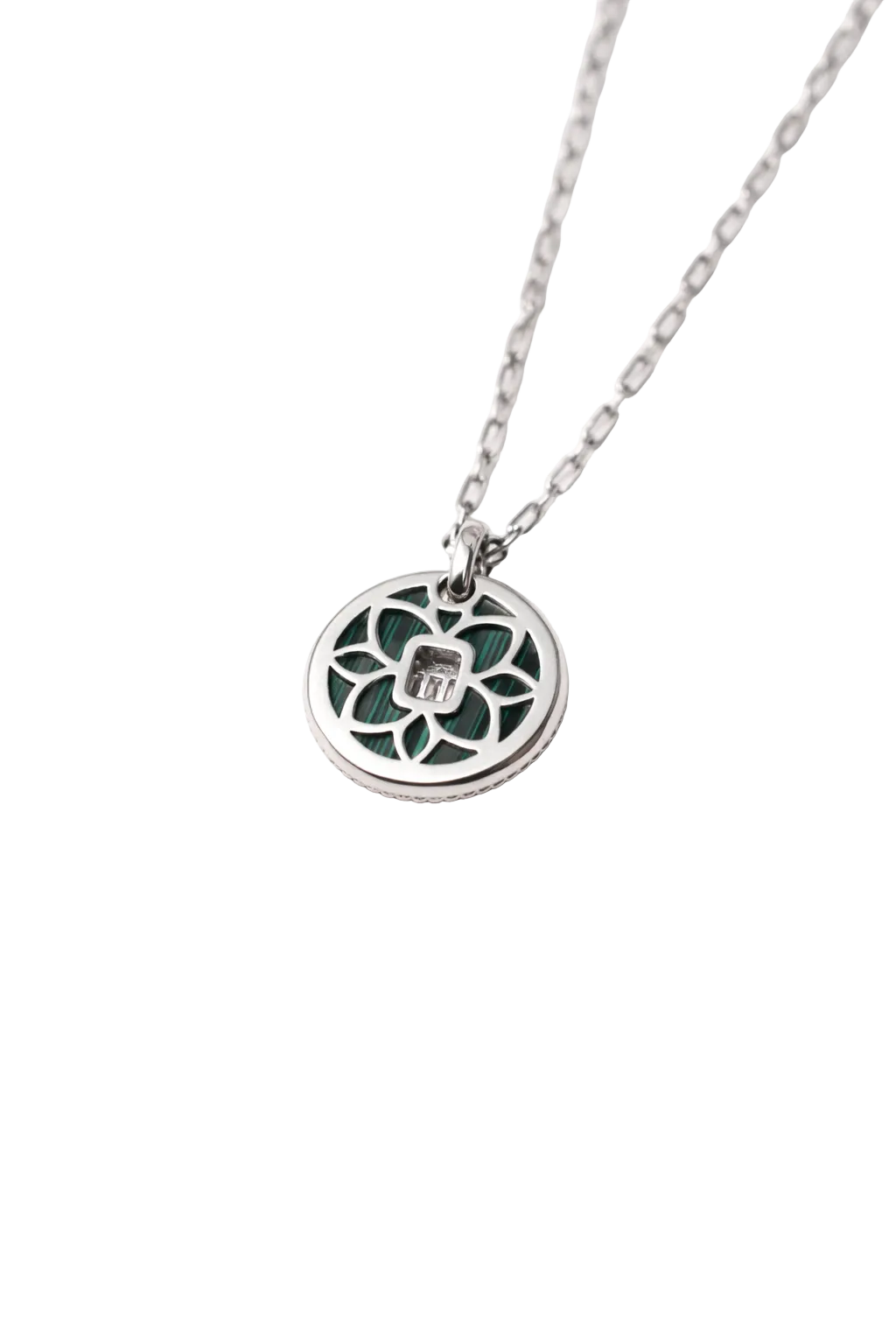 Emerald Bloom Medallion Necklace