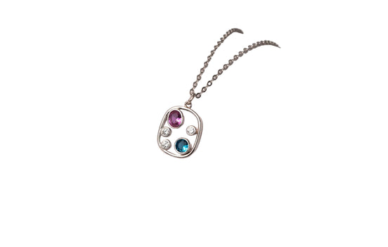 Silver Celestial Orbit Pendant